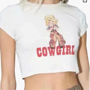 Cowgirl graphic tee